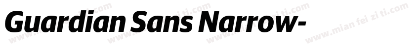 Guardian Sans Narrow字体转换